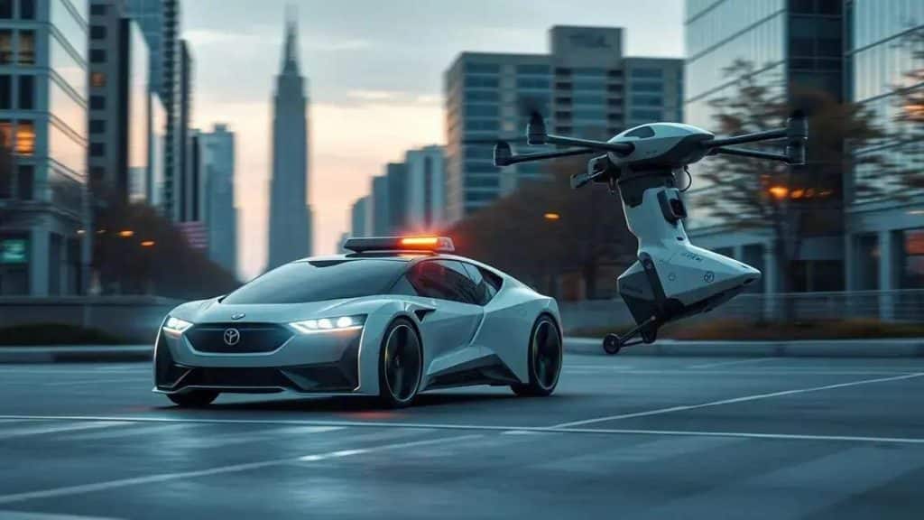 Brain-assisted concepts cars: taxi drones round out transportation