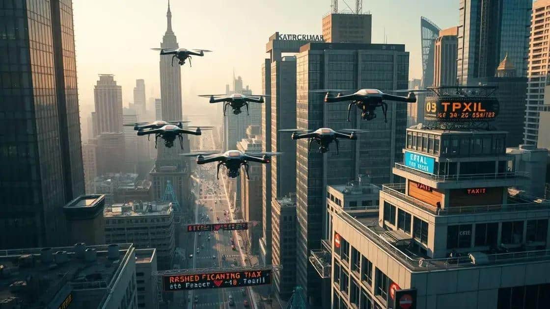 Challenges facing drone-based taxi services