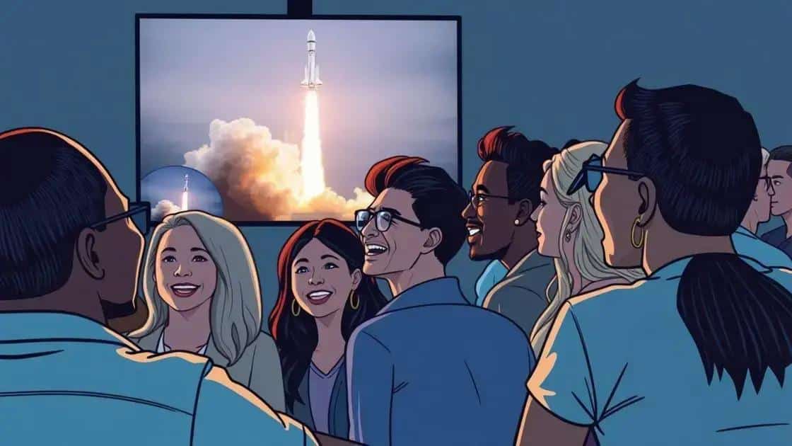 Public engagement with SpaceX launches