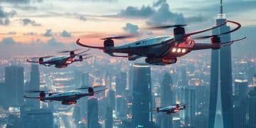 Transportation out round taxi drones changing car travel