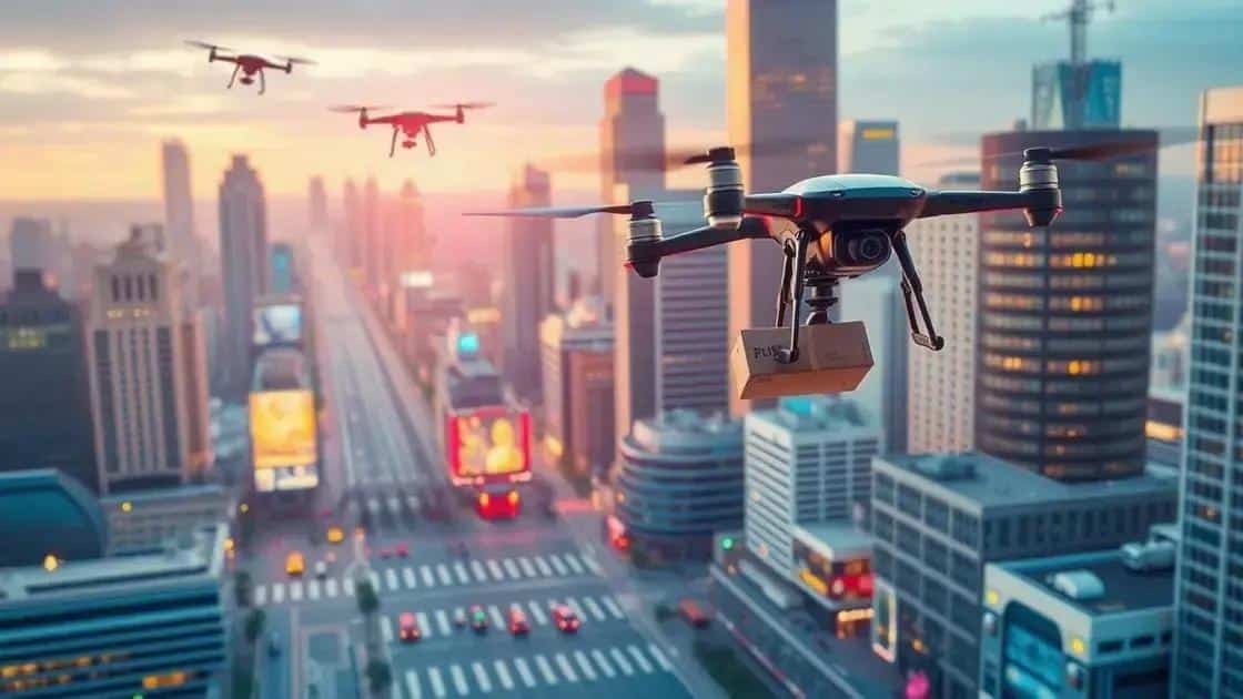 Benefits of integrating drones in transportation