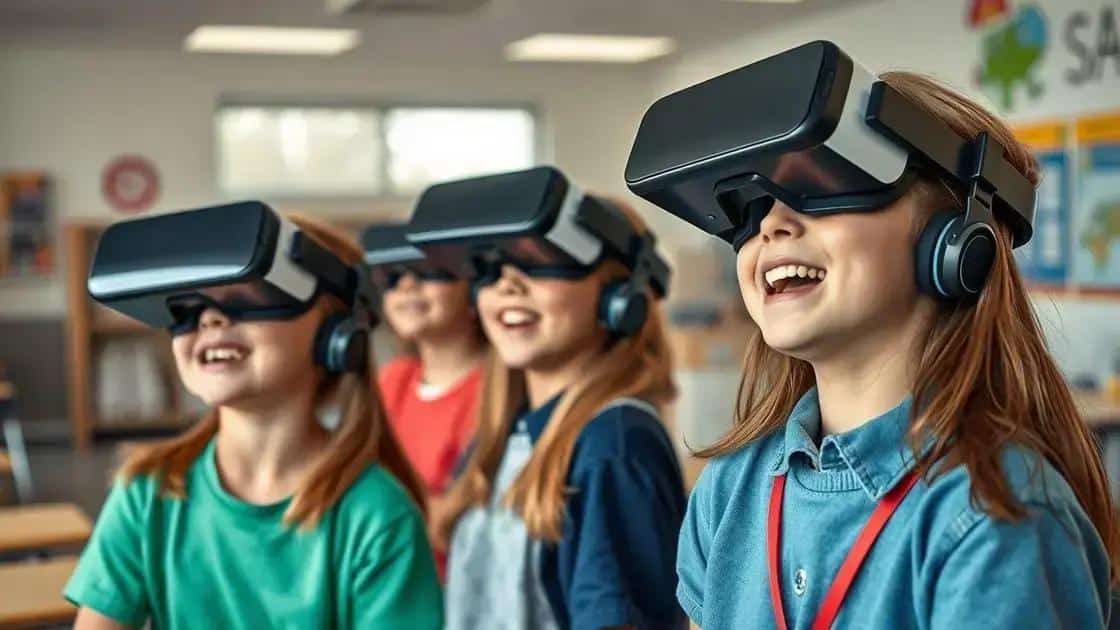 Advantages of using VR in education