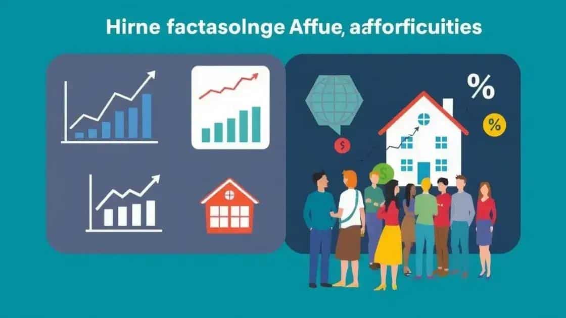 Factors affecting housing affordability
