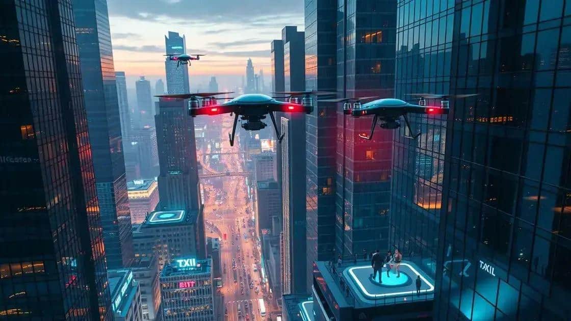Future prospects of drone-based taxi systems