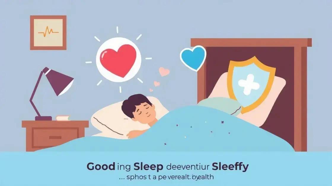 The impact of good sleep on overall health