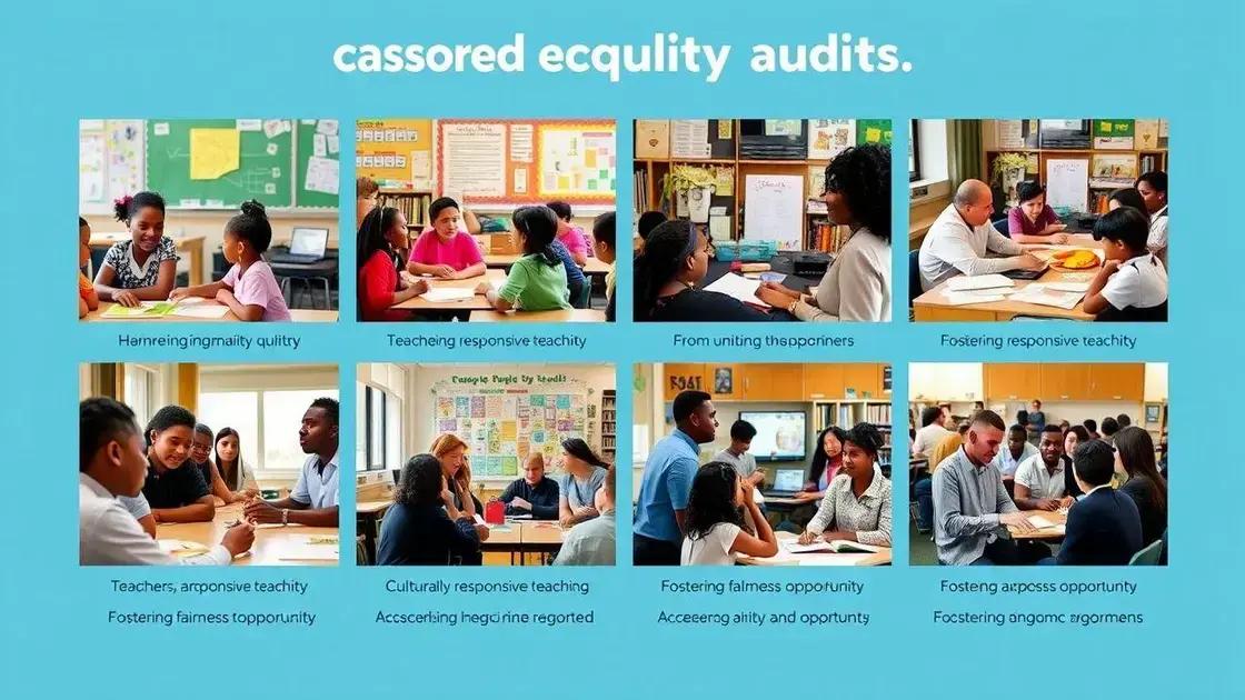 Case studies showcasing successful equity audits