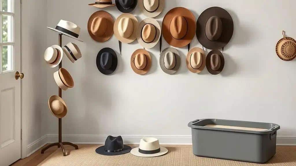 Maintaining and storing your hats properly
