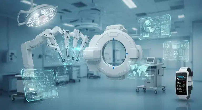 Advanced medical devices symbolizing recent FDA approvals and technological innovation in healthcare.