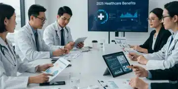 Professionals analyzing MedTech benefit updates for 2025 healthcare planning.