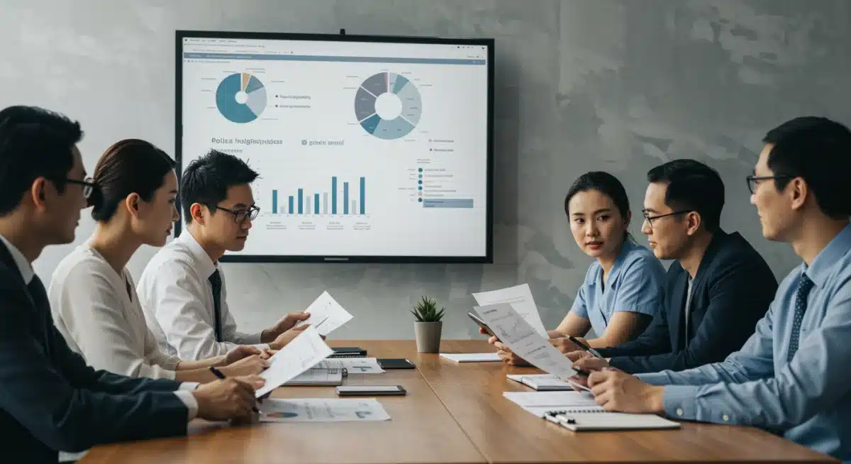 Healthcare professionals discussing 2025 CMS policy changes