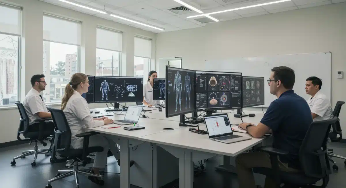 Diverse professionals participating in a MedTech continuing education course