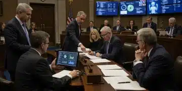 U.S. Congress debating healthcare technology funding bill, March 2026