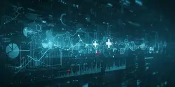 Dynamic graphic illustrating MedTech market trends and financial growth for US investors.