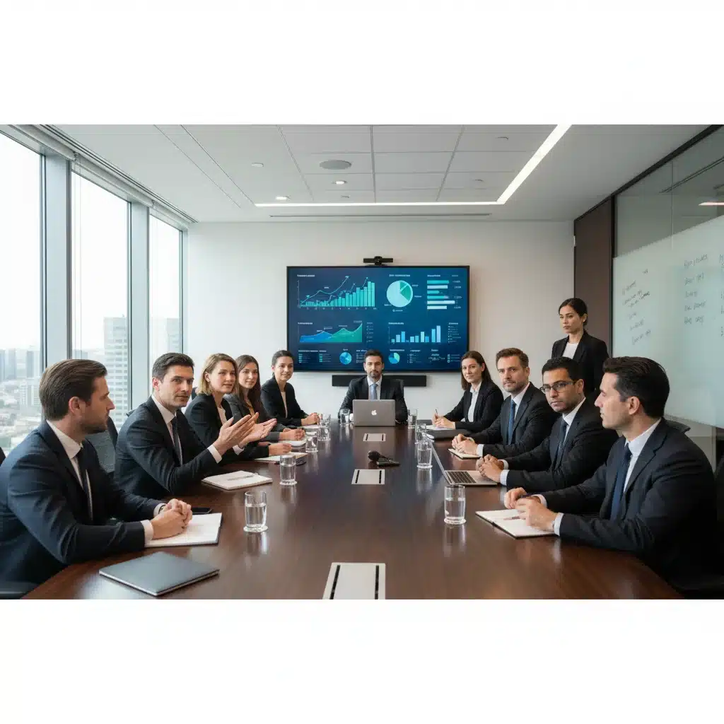 Venture capitalists and MedTech entrepreneurs discussing funding strategies