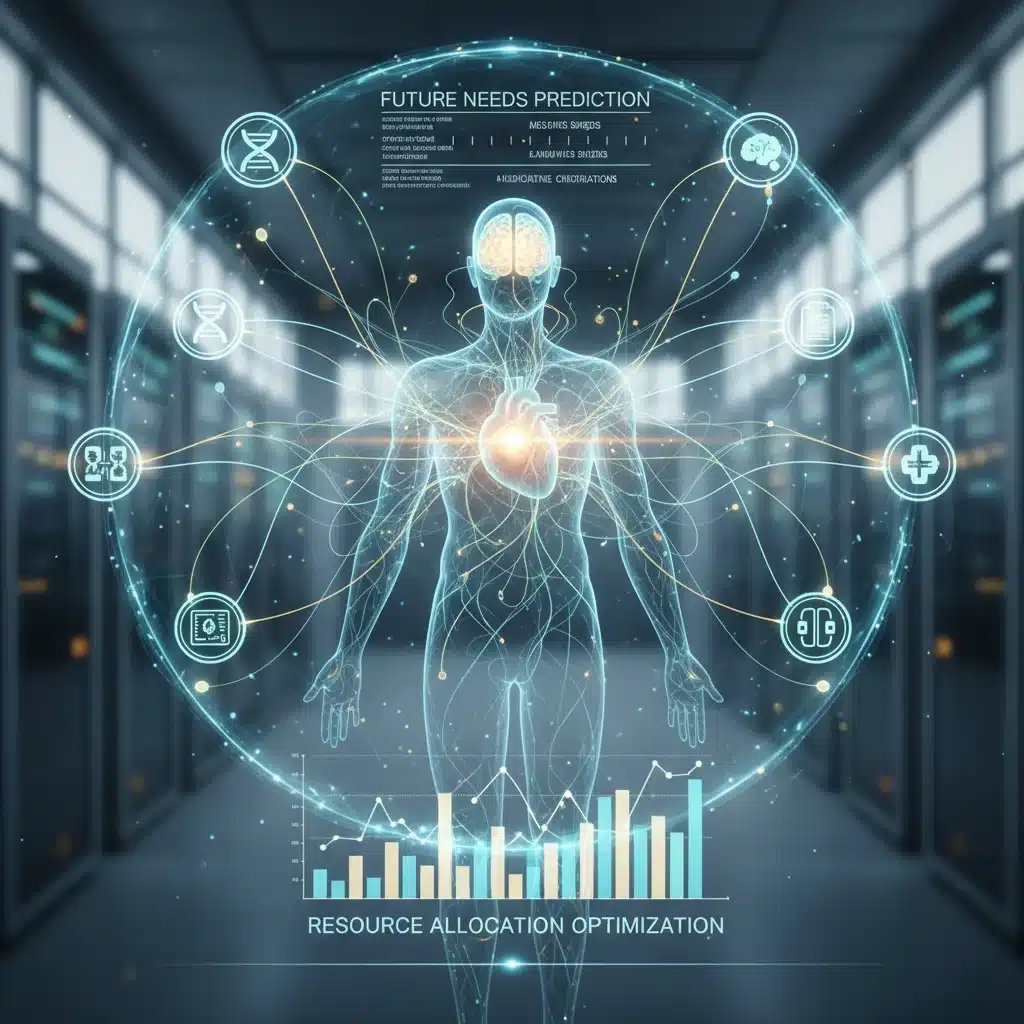 Artificial intelligence and data analytics optimizing healthcare resource management