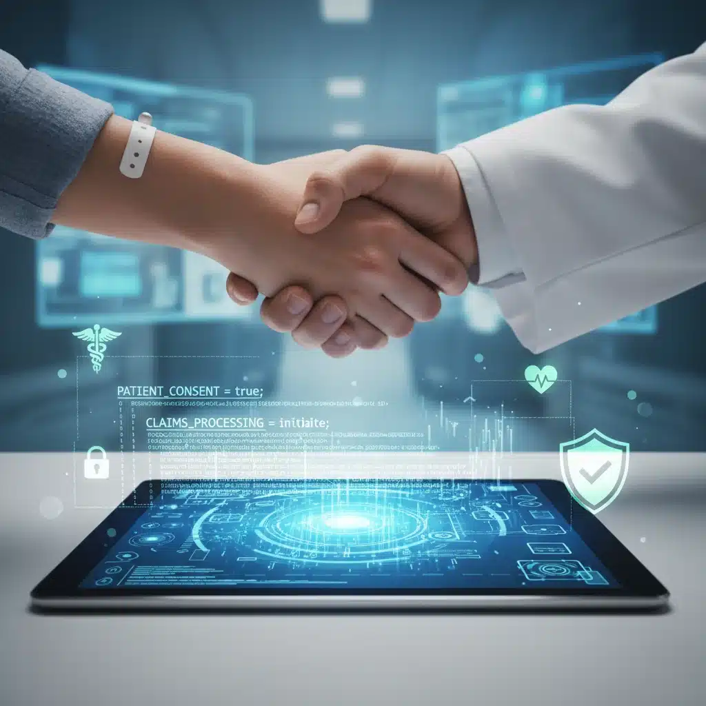 Smart contracts automating healthcare processes and patient consent on blockchain