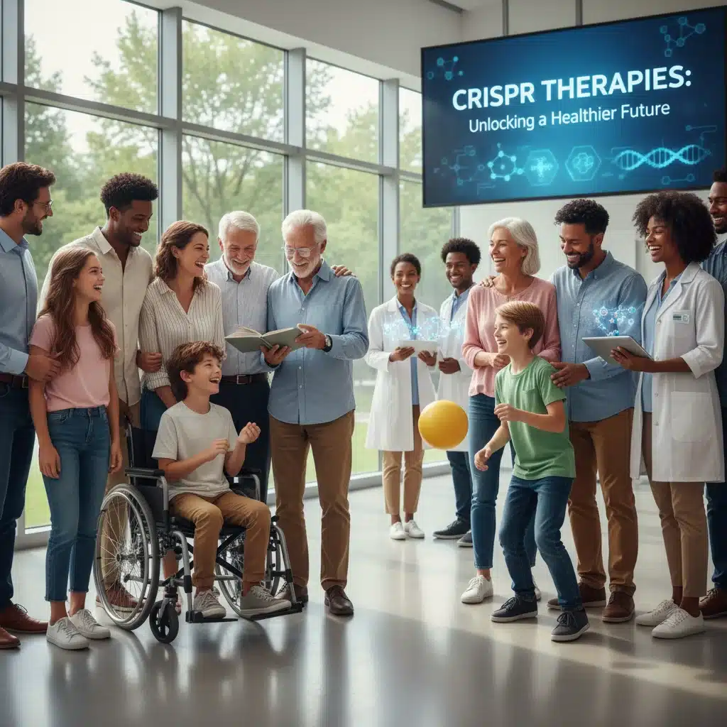 Diverse patients benefiting from genetic therapies